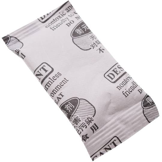 Droogmiddel silicagel siliciumontvochtiger zak 35x60mm 5g 10 pak