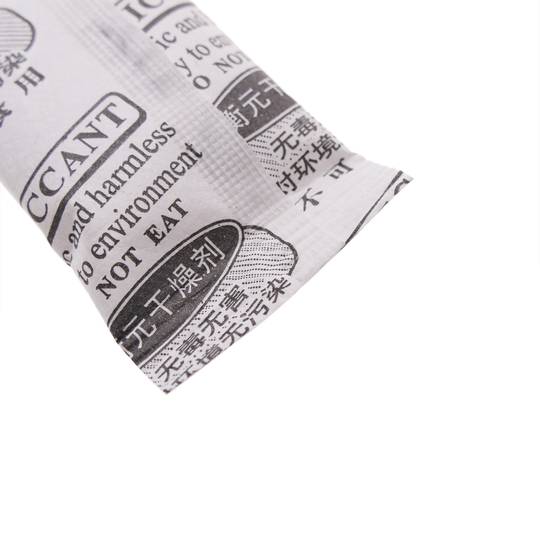 Droogmiddel silicagel siliciumontvochtiger zak 35x60mm 5g 10 pak