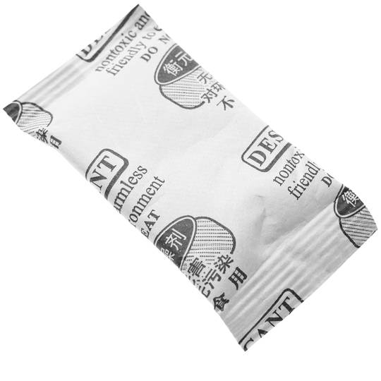 Desiccant dehumidifier bag of silica gel 35x60mm 5g 50 pack