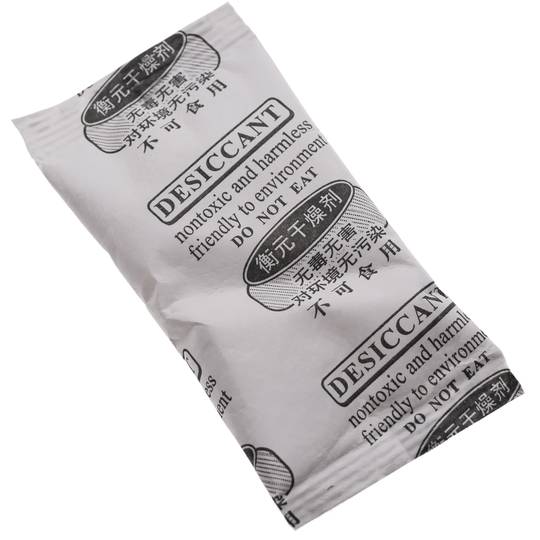 Desiccant dehumidifier bag of silica gel 45x80mm 10g 50 pack