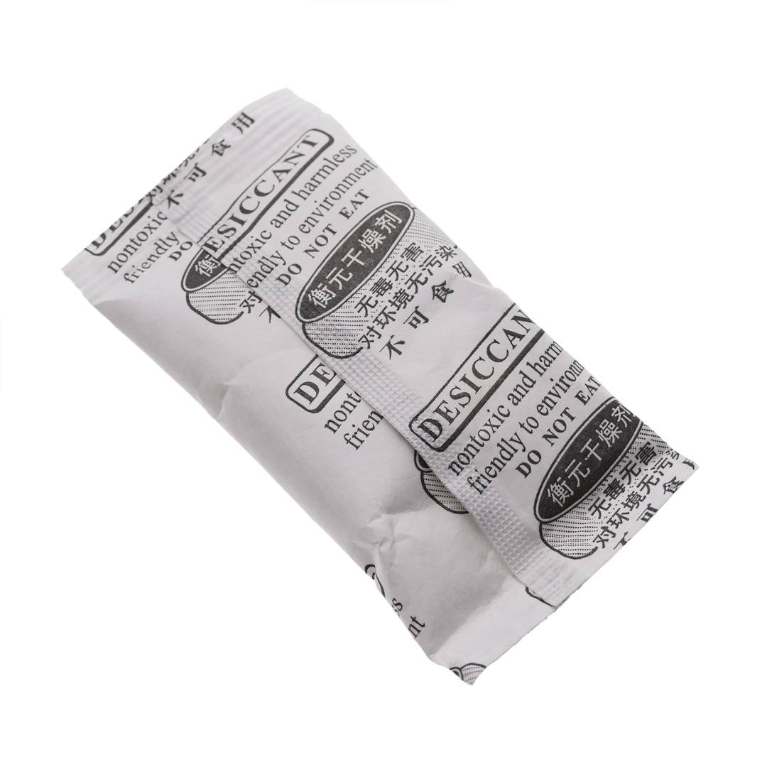Desiccant dehumidifier bag of silica gel 45x80mm 10g 50 pack