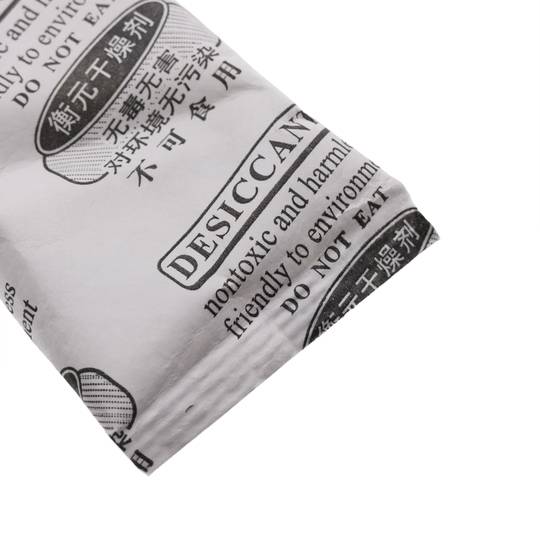 Desiccant dehumidifier bag of silica gel 45x80mm 10g 50 pack