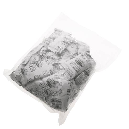 Desiccant dehumidifier bag of silica gel 45x80mm 10g 50 pack