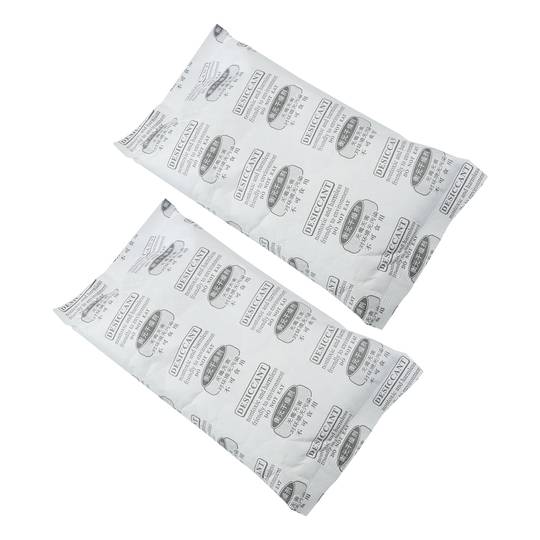 Dehydrerende silicagel zak voor het ontvochtigen van siliciumdioxide 115x180mm 500g 2 pack