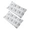 Dehydrerende silicagel zak voor het ontvochtigen van siliciumdioxide 115x180mm 500g 2 pack