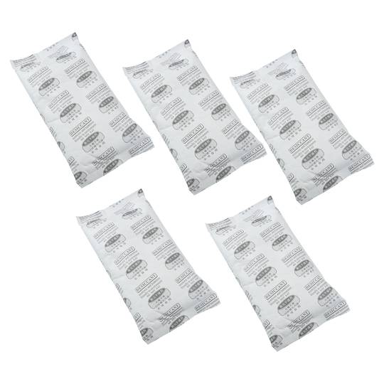 Bossa dessecant de gel sílice 115x180mm 500g 5pack