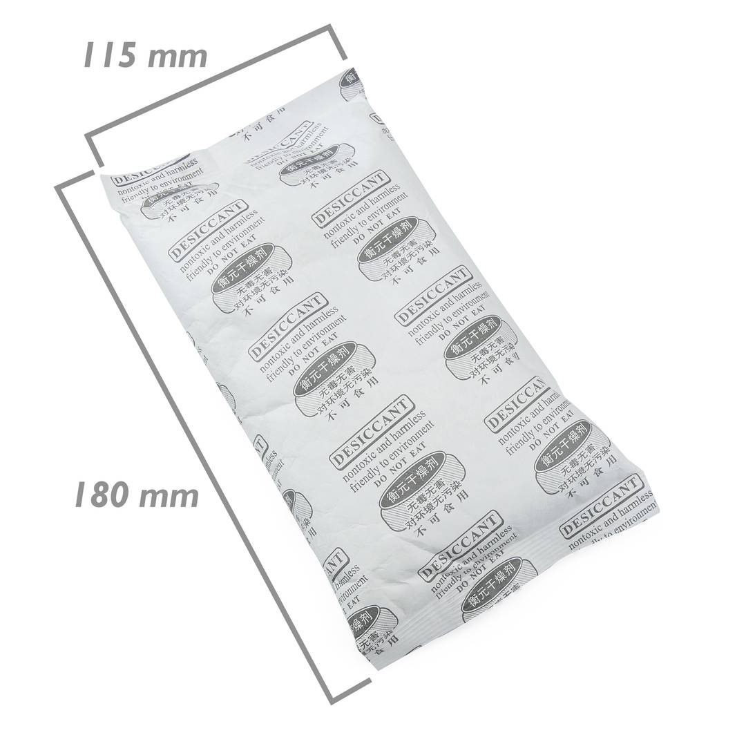 Bossa dessecant de gel sílice 115x180mm 500g 5pack