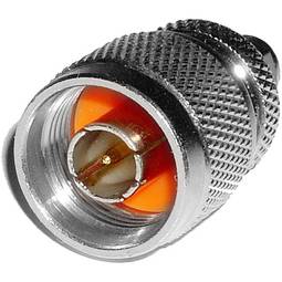Adaptador coaxial RF de conector N macho a rSMA macho