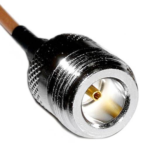 RG316 coaxial cabo N-fêmea para RSMA-fêmea 20 centímetros