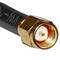 Cabo coaxial HDF200 SMA-macho para 1m RSMA-Male
