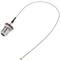 Cable coaxial 1.13 mm 30cm (U.FL-Hembra/N-Hembra)