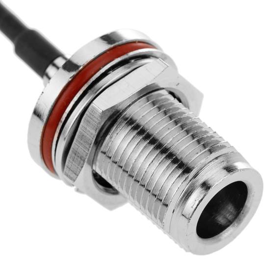 Cable coaxial 1.13 mm 30cm (U.FL-Hembra/N-Hembra)