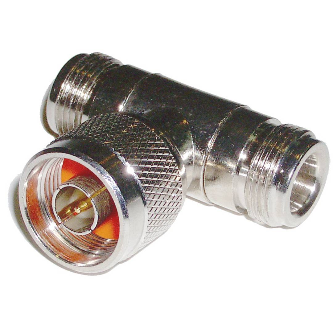 N T-Connector (1 x N-Male/2 x N-femelle)