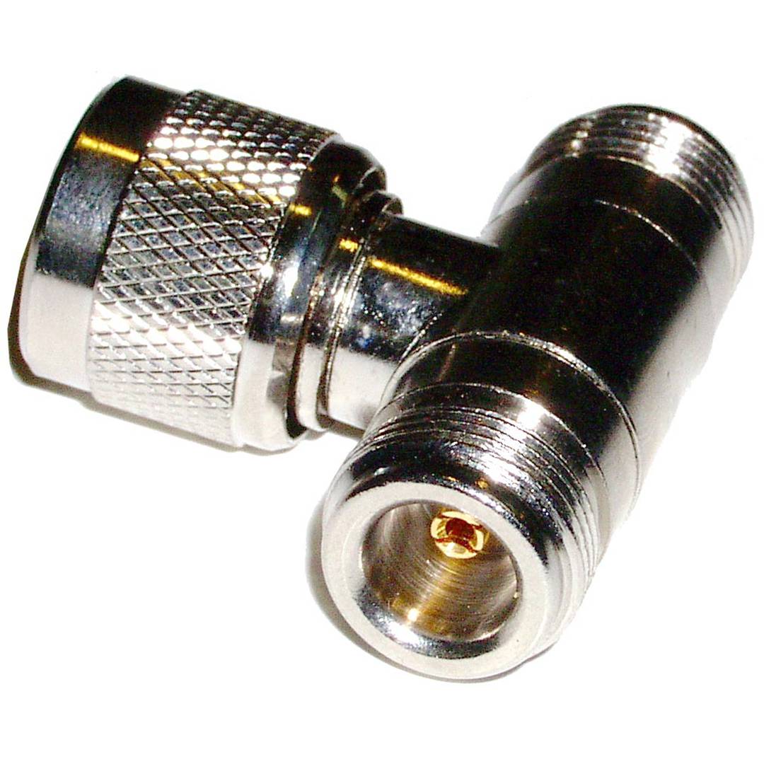 N T-Connector (1 x N-Male/2 x N-femelle)