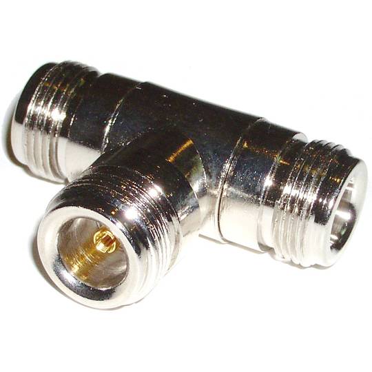 N T-Connector (1 x N-Femme/2 x N-femelle)