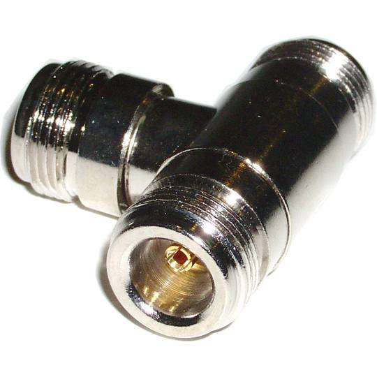 N T-Connector (1 x N-Femme/2 x N-femelle)
