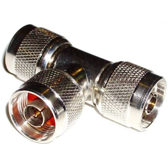 T-Connector N (1 x N-macho/2 x N-macho)