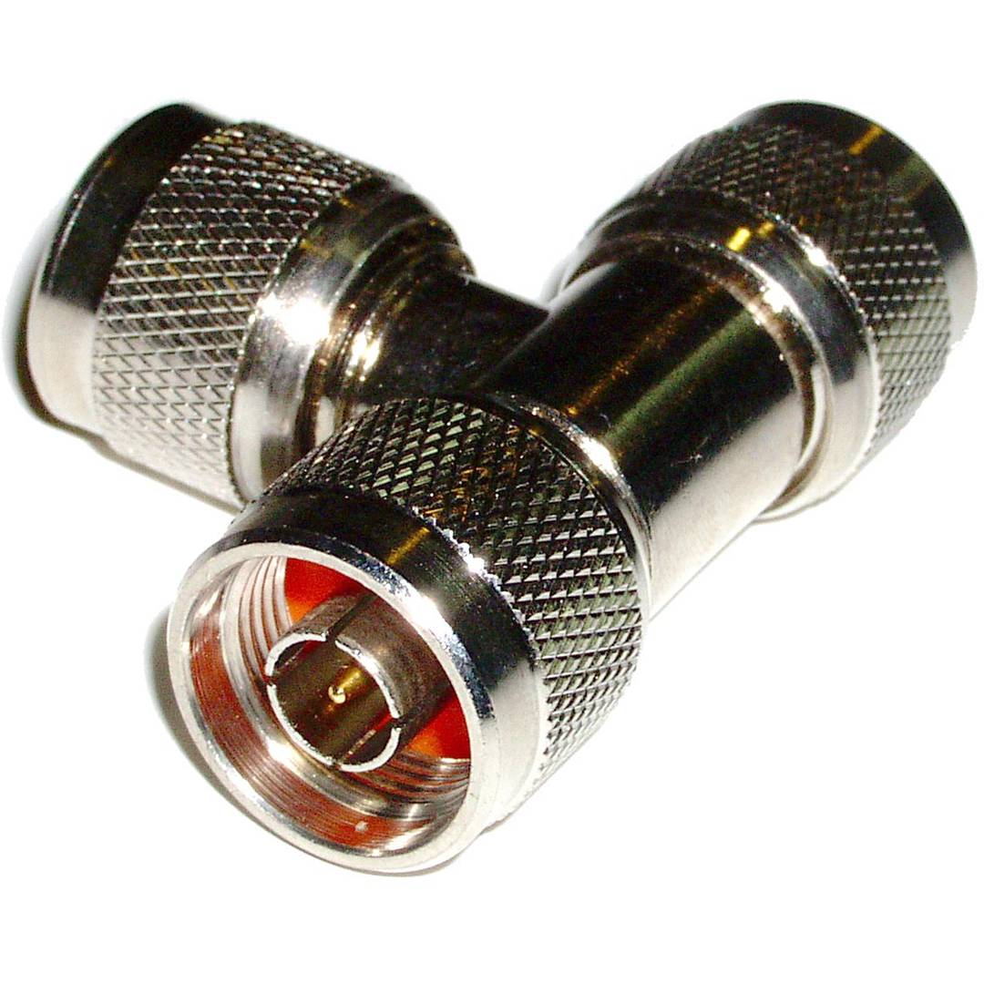 T-Connector N (1 x N-macho/2 x N-macho)