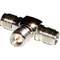 T-conector RSMA (1 x RSMA-Fêmea/2 x RSMA-Fêmea)