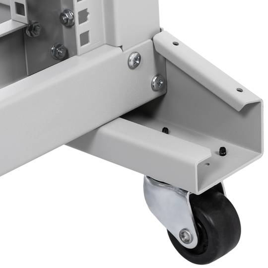 Armario rack 19'' abierto 29U 600x600x1400mm blanco Open2 MobiRack de RackMatic