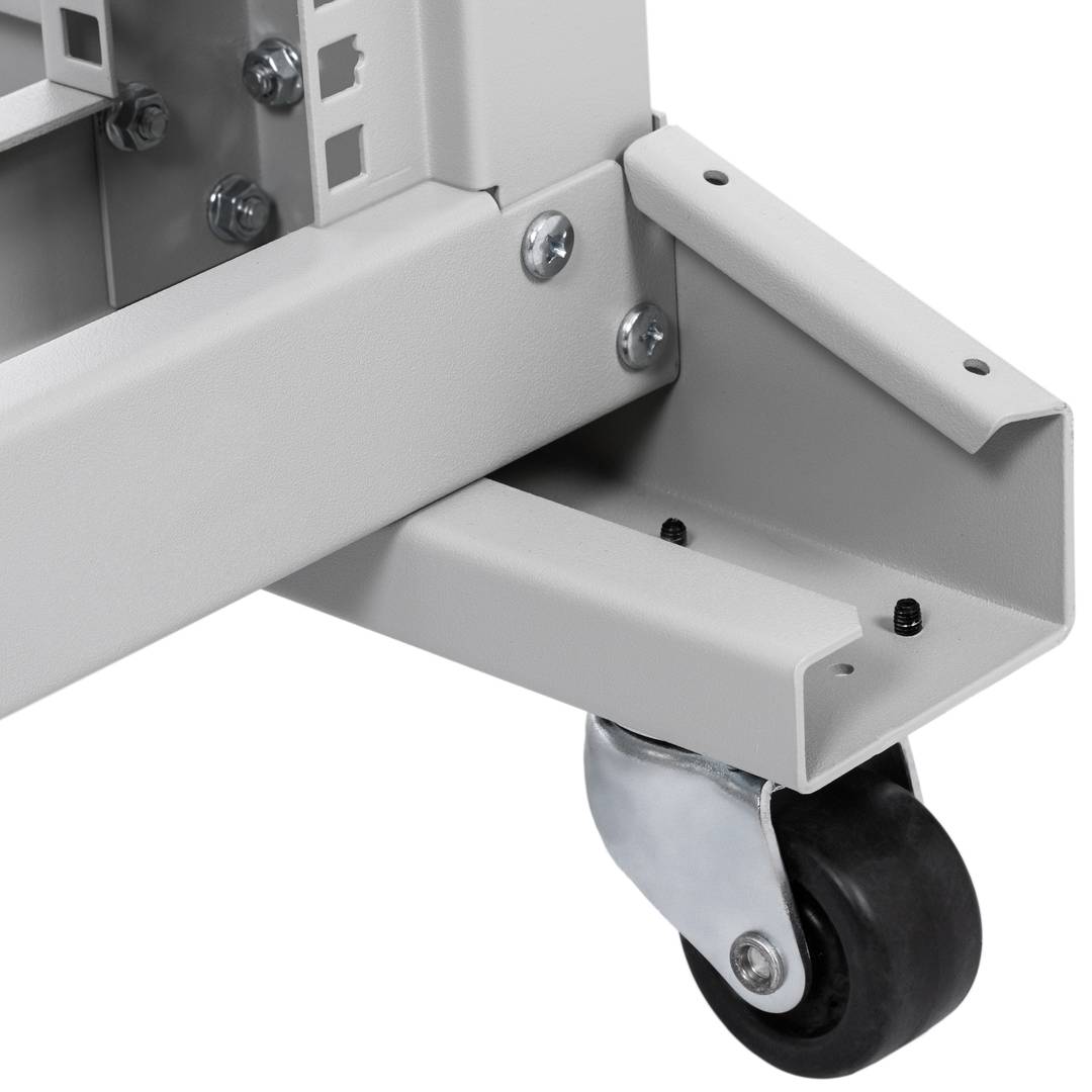 Rackschrank 19'' offen 42U 600x800x2000mm weiss Open2 MobiRack von RackMatic