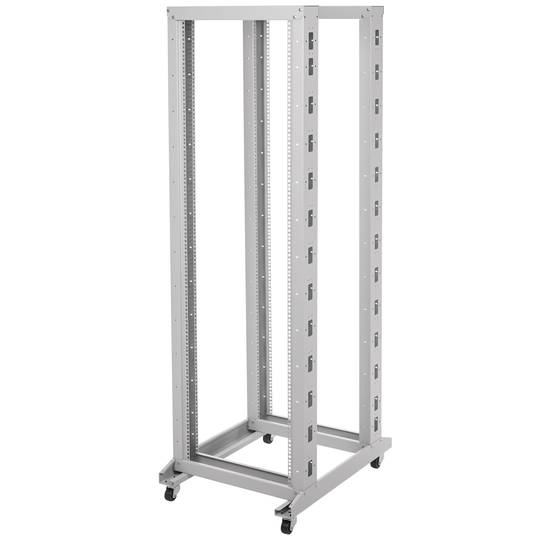 Rackkast 19'' open 38U 600x1000x1820mm wit Open2 MobiRack van RackMatic