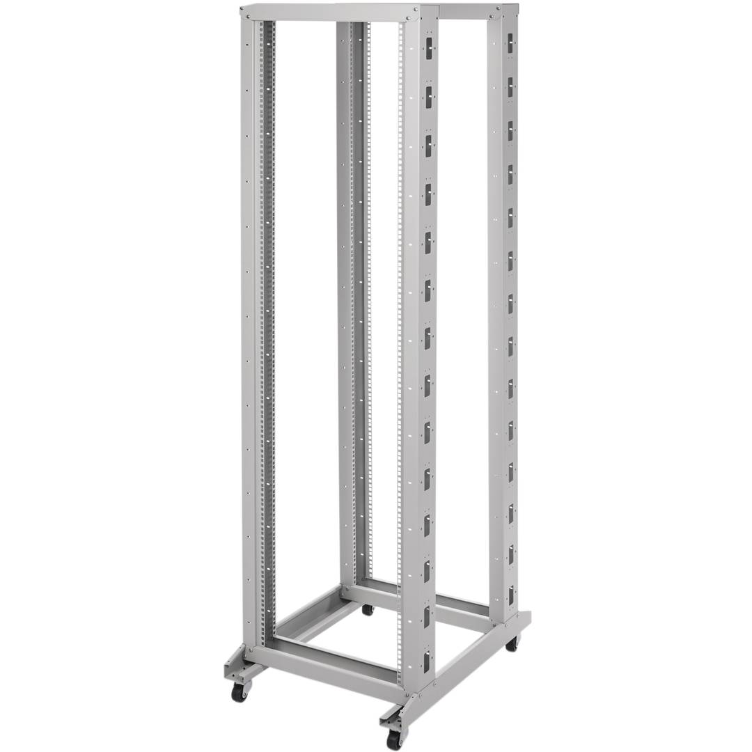 Armoire rack 19'' ouverte 42U 600x1000x2000mm blanc Open2 MobiRack by RackMatic