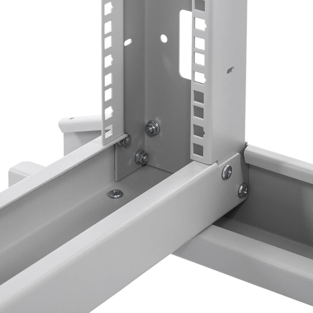 Armoire rack 19'' ouverte 42U 600x1000x2000mm blanc Open2 MobiRack by RackMatic