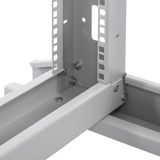 Armoire rack 19'' ouverte 42U 600x1000x2000mm blanc Open2 MobiRack by RackMatic