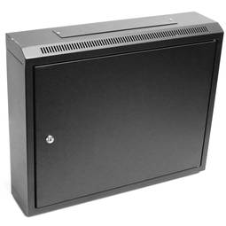 Armário rack mural 19'' 9U 600x150x505mm parede com porta metal SOHORack