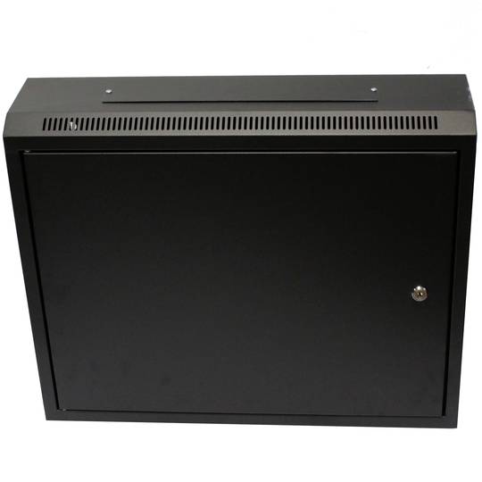 Armário rack mural 19'' 9U 600x150x505mm parede com porta metal SOHORack