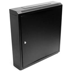 Armário rack mural 19'' 12U 600x150x640mm parede com porta metal SOHORack