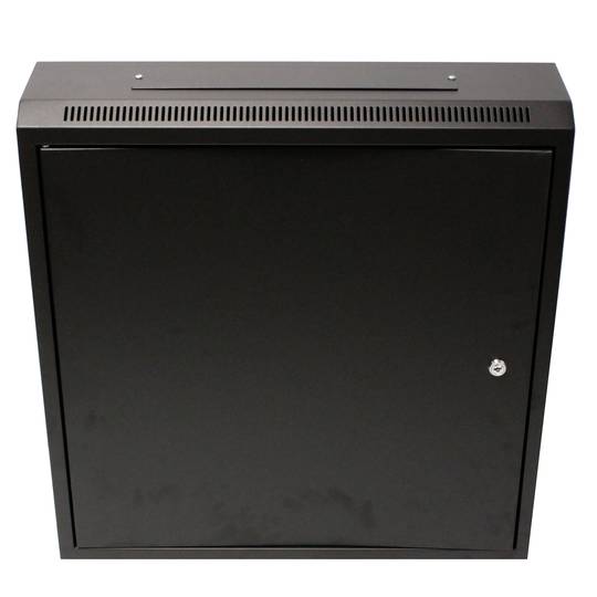 Armário rack mural 19'' 12U 600x150x640mm parede com porta metal SOHORack