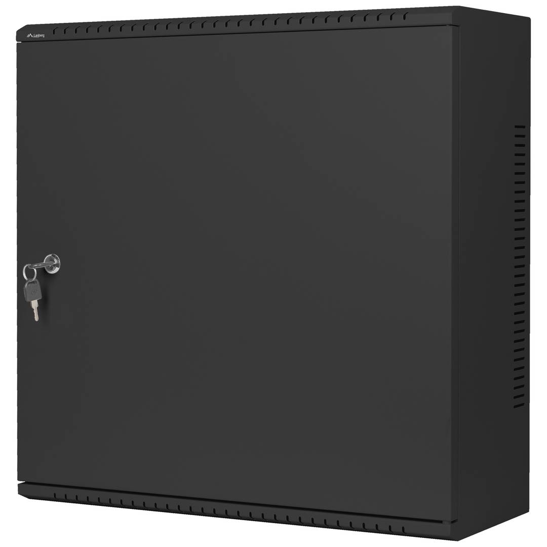 Rack19 mural 6U+3U F200 540x200x540 porte métallique Lanberg