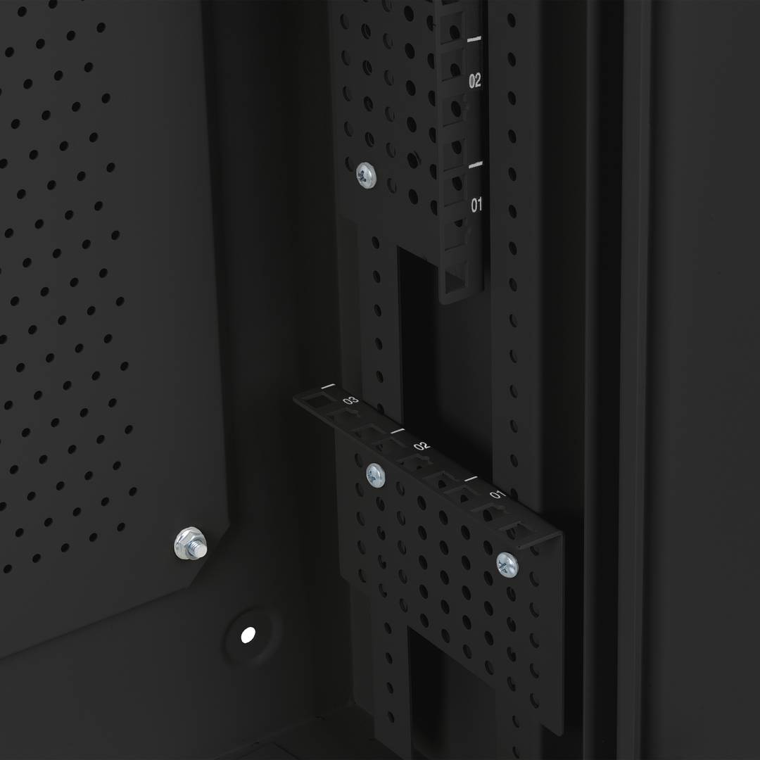 Rack19 mural 6U+3U F200 540x200x540 porte métallique Lanberg