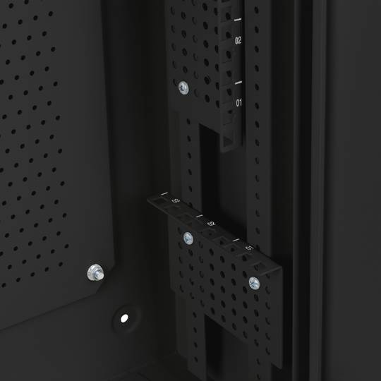 Rack19 mural 6U+3U F200 540x200x540 porte métallique Lanberg
