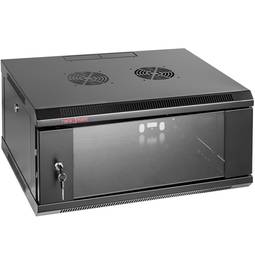 Server rack cabinet 19 inch 4U 600x450x280mm wallmount SOHORack by RackMatic