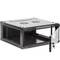 Server rack cabinet 19 inch 4U 600x450x280mm wallmount SOHORack GO assembled