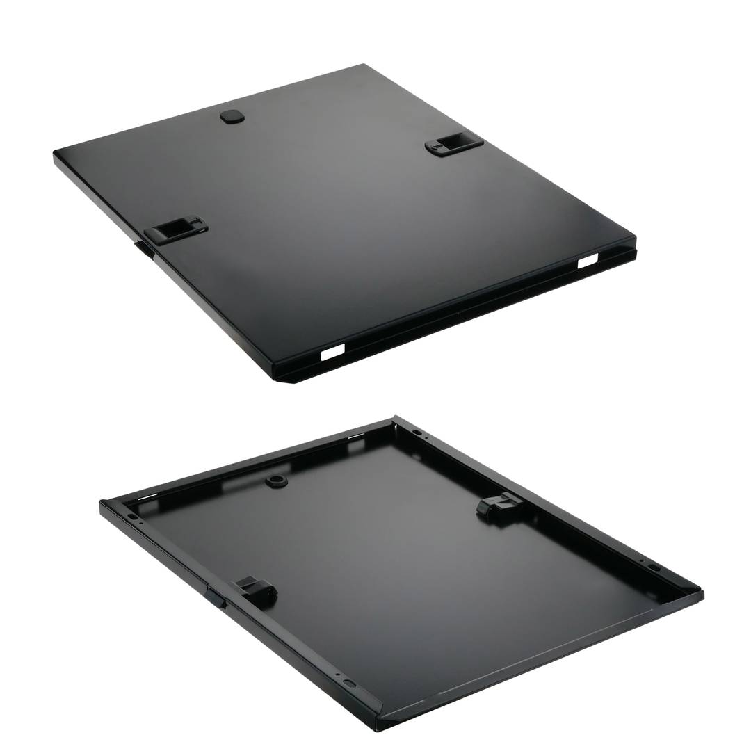 RackSolutions - Rack - black - 12U - 19-inch