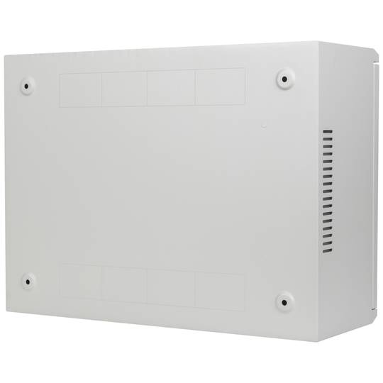 Rack19 a parete 4U verticale e 3U orizzontale con DIN F200 540x200x400 porta metallica bianca Lanberg