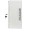 Rack19 a parete 4U verticale e 3U orizzontale con DIN F200 540x200x400 porta metallica bianca Lanberg