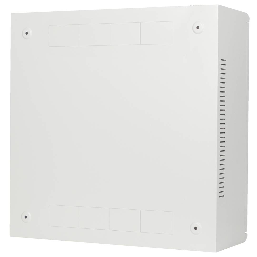 Rack19 ścienny 6U+3U F200 540x200x540 białe metalowe drzwi Lanberg