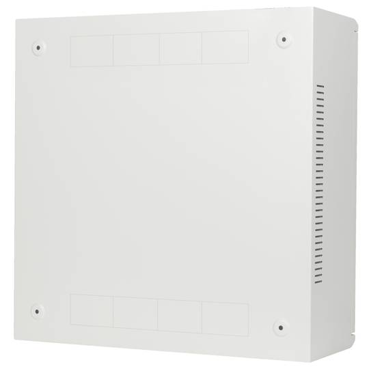 Rack19 ścienny 6U+3U F200 540x200x540 białe metalowe drzwi Lanberg