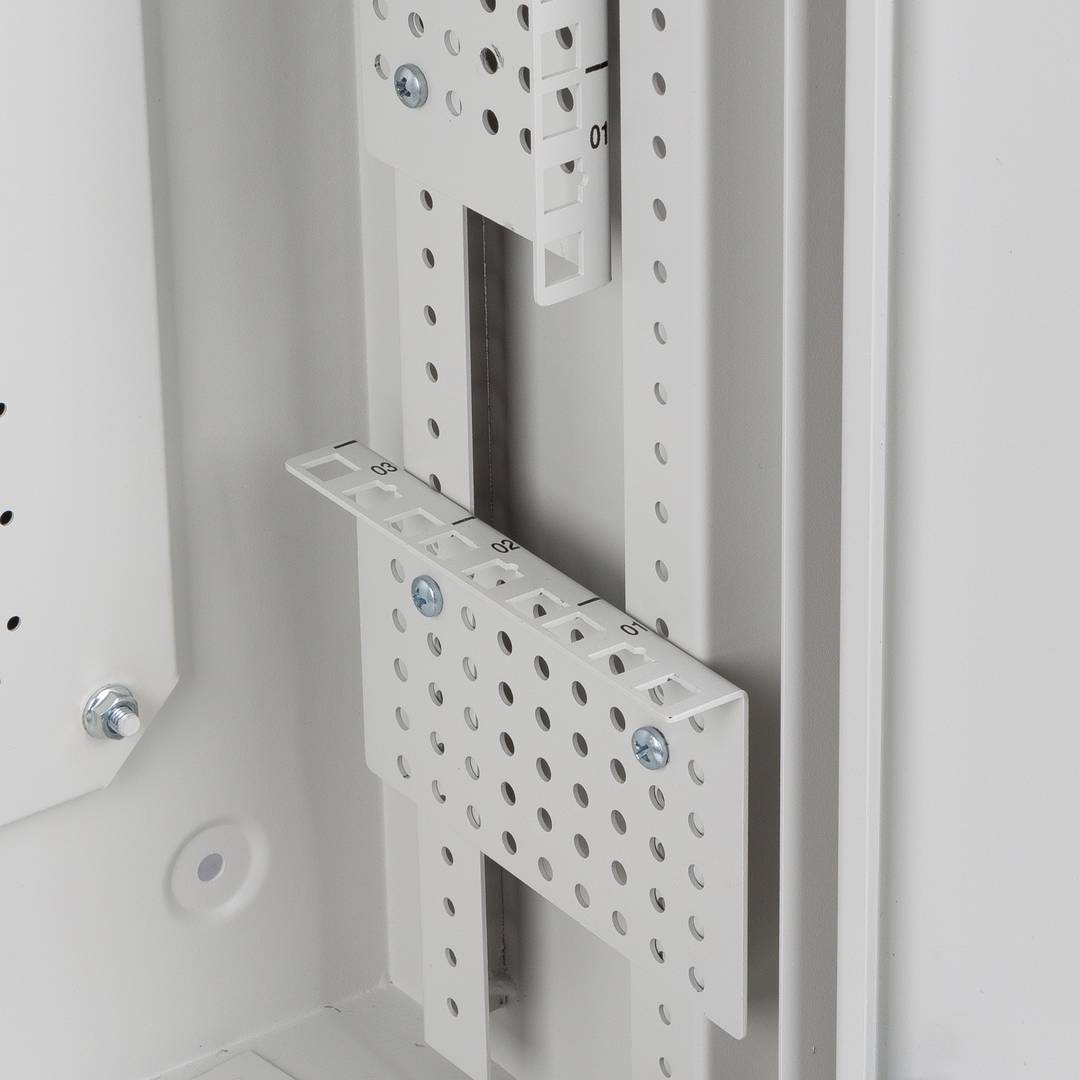 Rack19 ścienny 6U+3U F200 540x200x540 białe metalowe drzwi Lanberg