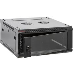 Wandrackschrank 19" 6HE 600x600x372mm Wand schwarz SOHORack von RackMatic