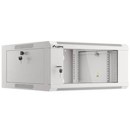 Szafa rack ścienna 19'' 4U 570x600x277mm biała montaż na ścianę Lanberg