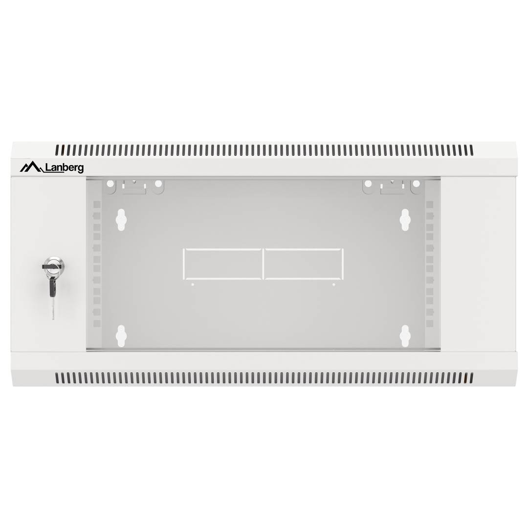 Wandgehäuse 19'' 4U 570x600x277mm weiß Wandmontage Lanberg
