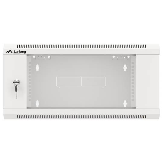 Wandgehäuse 19'' 4U 570x600x277mm weiß Wandmontage Lanberg