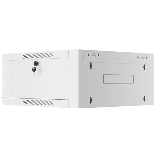 Wandgehäuse 19'' 4U 570x600x277mm weiß Wandmontage Lanberg