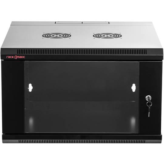 Server rack cabinet 19 inch 6U 600x600x370mm swivel wallmount SOHORack by RackMatic